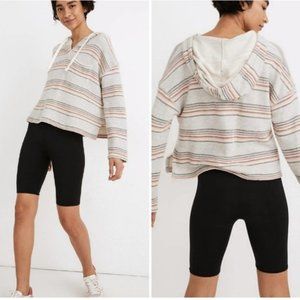 Madewell NWT Knit High Rise 9" Black Biker Shorts